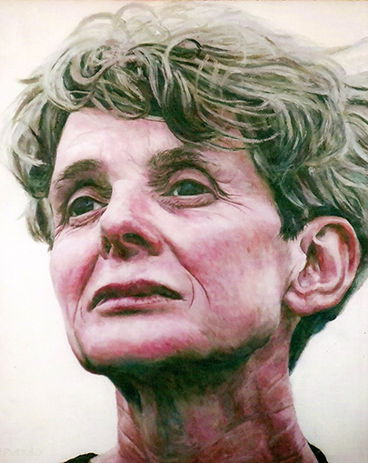 portrait painting of  Maggie from  Devon